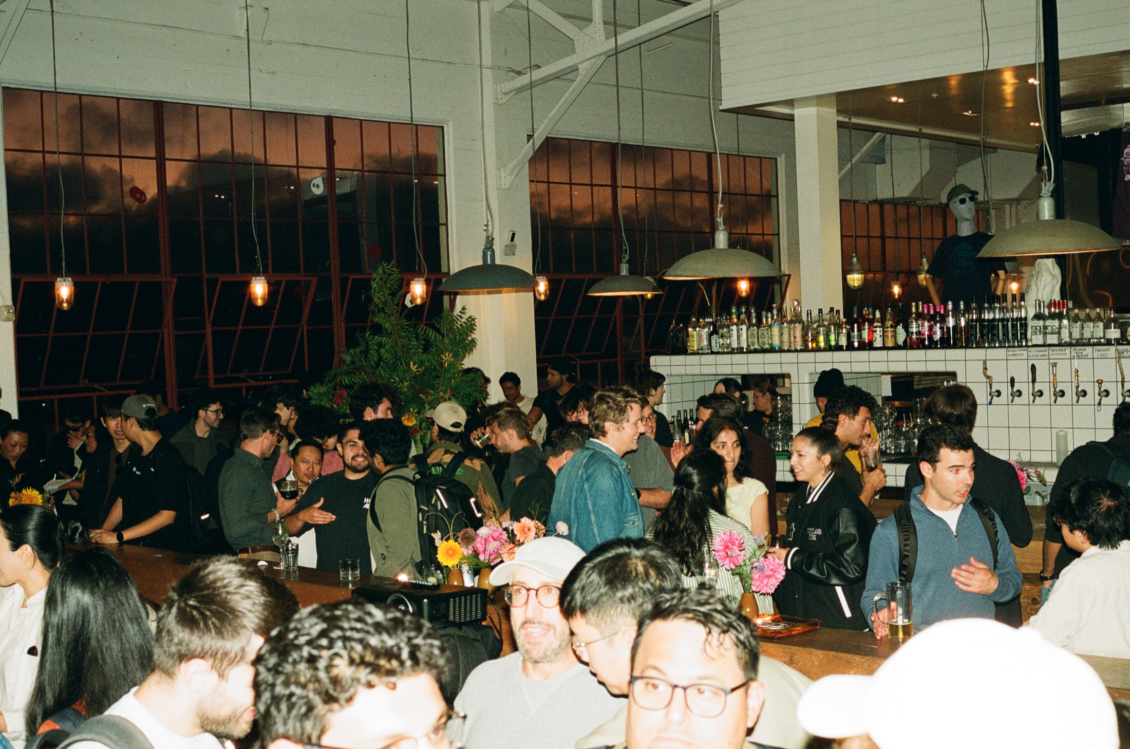 The San Francisco event filled with guests after dark